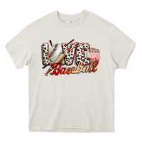 Cream love baseball Heavy Core Tee - FaDigitalArtStudio