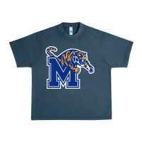 Midnight Navy the memphis athletic teams tigers Urban Heavy Tee - artisFamous