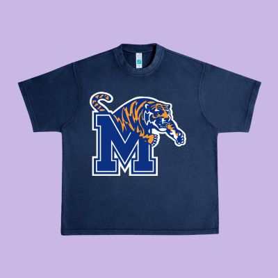 The Memphis Athletic Teams Tigers Urban Heavy Tee Designed By Artisfamous