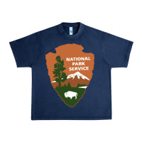 Navy national park service Urban Heavy Tee - artisFamous