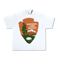 White national park service Urban Heavy Tee - artisFamous