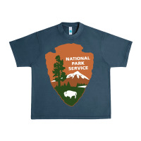 Midnight Navy national park service Urban Heavy Tee - artisFamous