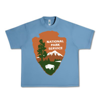 Pebble Blue national park service Urban Heavy Tee - artisFamous