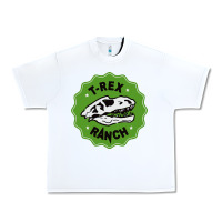 White t rex ranch Urban Heavy Tee - artisFamous