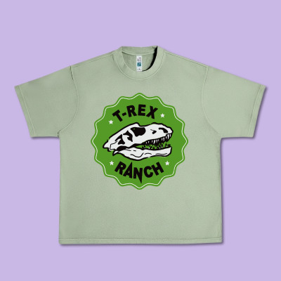 T Rex Ranch Urban Heavy Tee Designed By Artisfamous