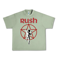 Oil Green starman music rush Urban Heavy Tee - artisFamous