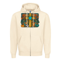 Sandshell fall cross Zipper Hoodie - RanaPortraitStore