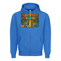True Royal fall cross Zipper Hoodie - RanaPortraitStore