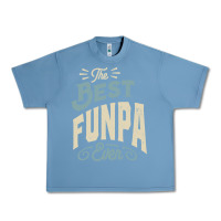 Pebble Blue The Best Funpa Ever - Mens Funny Dad and Grandpa Urban Heavy Tee - artisFamous