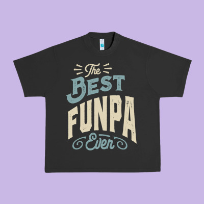The Best Funpa Ever - Mens Funny Dad And Grandpa Urban Heavy Tee Designed By Artisfamous