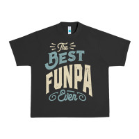 Pigment Black The Best Funpa Ever - Mens Funny Dad and Grandpa Urban Heavy Tee - artisFamous