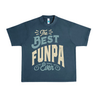 Midnight Navy The Best Funpa Ever - Mens Funny Dad and Grandpa Urban Heavy Tee - artisFamous