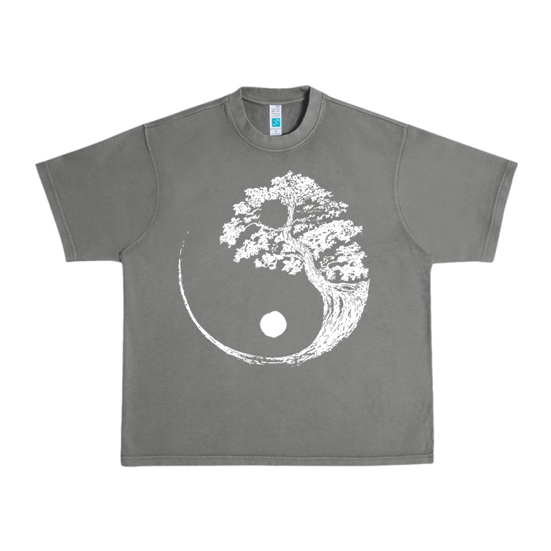Yin Yang Bonsai Tree Urban Heavy Tee by artisFamous | Teevron
