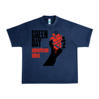 Navy american idiot Urban Heavy Tee - artisFamous