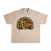 French Oak christmas rainbow with leopard cactus Urban Heavy Tee - RanaPortraitStore