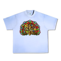 Grape Ice christmas rainbow with leopard cactus Urban Heavy Tee - RanaPortraitStore