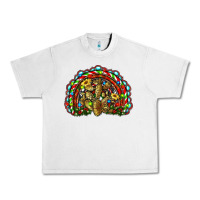 Lunar Rock christmas rainbow with leopard cactus Urban Heavy Tee - RanaPortraitStore