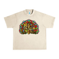 Sandshell christmas rainbow with leopard cactus Urban Heavy Tee - RanaPortraitStore