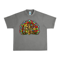 Tornado christmas rainbow with leopard cactus Urban Heavy Tee - RanaPortraitStore