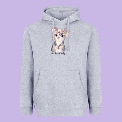 Tiger Cute Animals Heavyweight Hoodie Designed By Ranaportraitstore