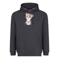 Smoke tiger cute animals Heavyweight Hoodie - RanaPortraitStore