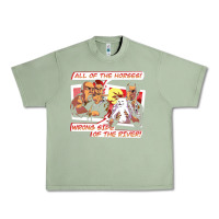 Oil Green wrong side of the river Urban Heavy Tee - artisFamous