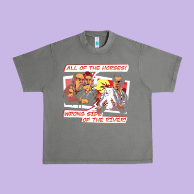 Wrong Side Of The River Urban Heavy Tee Designed By Artisfamous