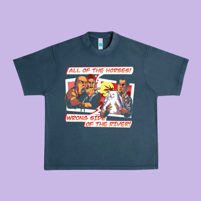 Wrong Side Of The River Urban Heavy Tee Designed By Artisfamous