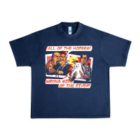 Navy wrong side of the river Urban Heavy Tee - artisFamous