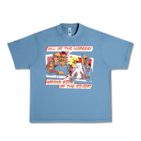 Pebble Blue wrong side of the river Urban Heavy Tee - artisFamous
