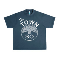 Midnight Navy golden state the town Urban Heavy Tee - artisFamous