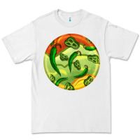 White hispanic heritage month round earrings 1 Premium Tee - BundleAndBundleShop