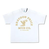 White braydon price motorbike mud   t shirt Urban Heavy Tee - artisFamous