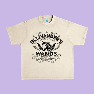 Ollivanders Wands Urban Heavy Tee Designed By Artisfamous