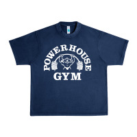 Navy power house gym fitness Urban Heavy Tee - artisFamous