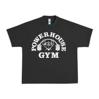 Pigment Black power house gym fitness Urban Heavy Tee - artisFamous