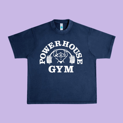 Power House Gym Fitness Urban Heavy Tee Designed By Artisfamous
