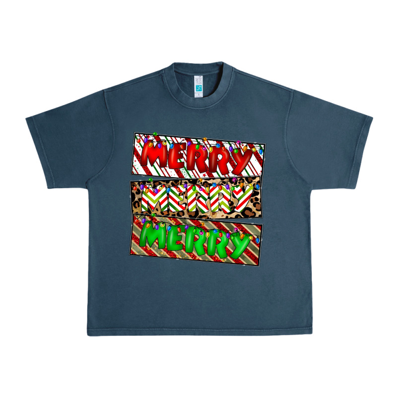 Merry Merry Merry Urban Heavy Tee by CowhideDigitalArt | Teevron