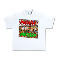White merry merry merry Urban Heavy Tee - CowhideDigitalArt