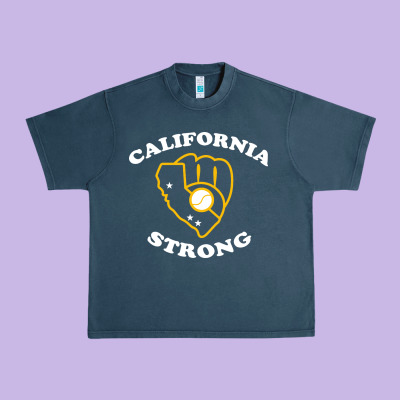 California Strong Urban Heavy Tee Designed By Artisfamous