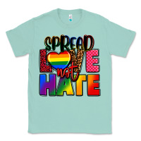 Seafoam spread love not hate Classic Tee - FaDigitalArtStudio