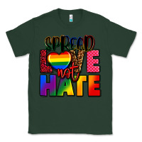 Sports Green spread love not hate Classic Tee - FaDigitalArtStudio