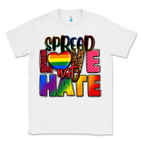 White spread love not hate Classic Tee - FaDigitalArtStudio