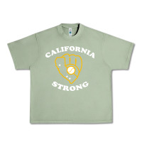 Oil Green california strong Urban Heavy Tee - artisFamous