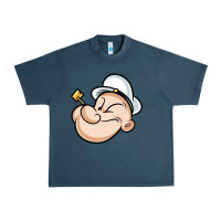 Midnight Navy The Sailor Popeye Urban Heavy Tee - artisFamous