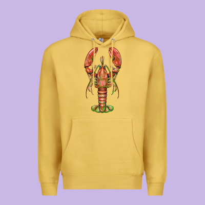 Lobster Premium Hoodie Designed By Barkaloodesign