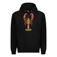 Black lobster Premium Hoodie - BarkalooDesign