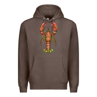 Coffee lobster Premium Hoodie - BarkalooDesign