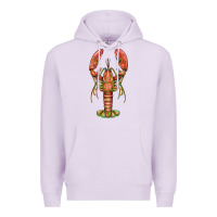 Lilac lobster Premium Hoodie - BarkalooDesign