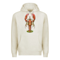 Oatmeal Heather lobster Premium Hoodie - BarkalooDesign
